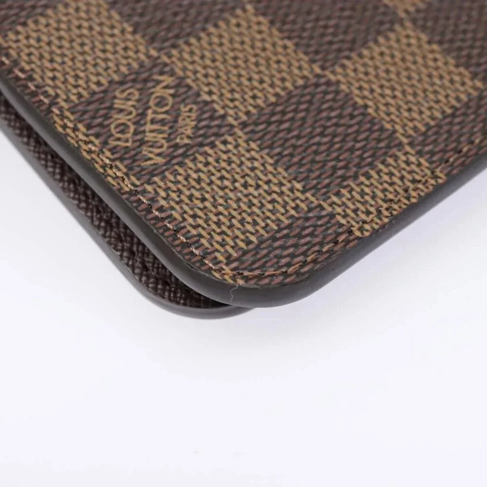 LOUIS VUITTON Damier Ebene Agenda Bureau Day Planner Cover R21065 Auth am6852AV